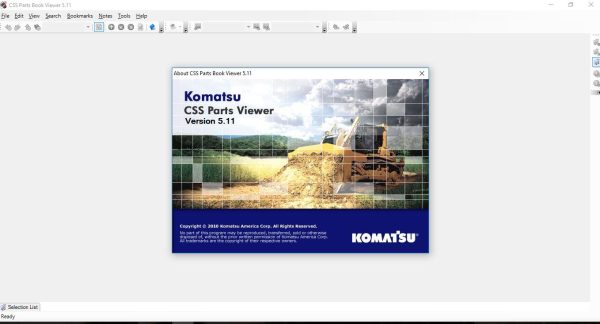 Komatsu CSS Parts Book Viewer 5.11